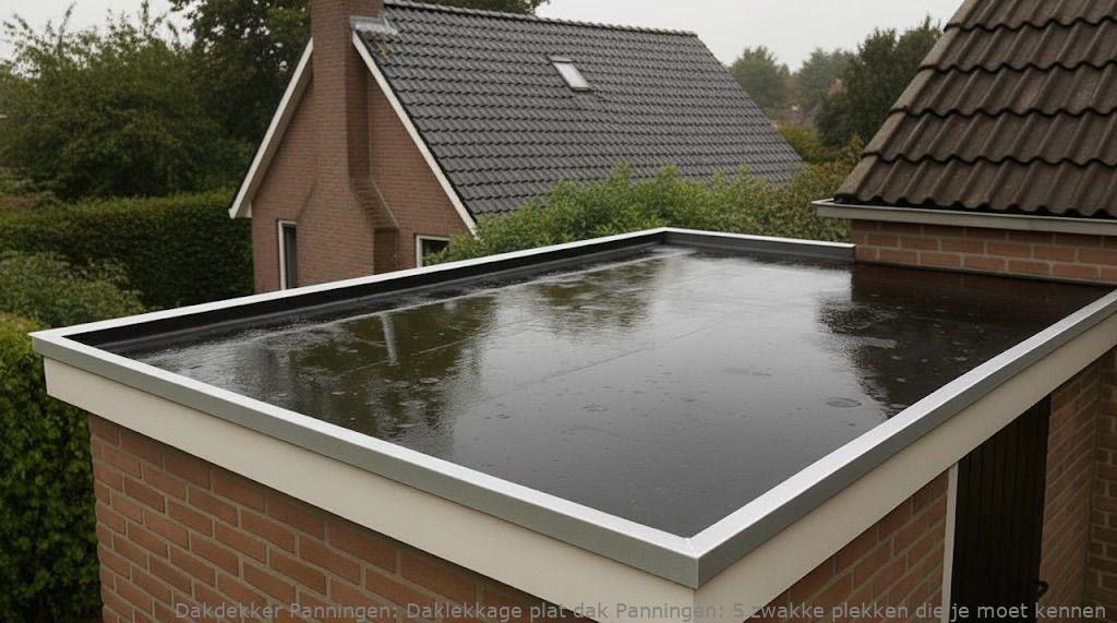Daklekkage plat dak Panningen: 5 zwakke plekken die je moet kennen